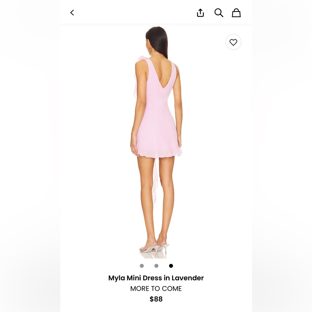 Pink Mini Dress with Ruffle Details - Picture 2 of 5